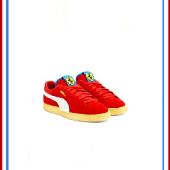New Rare Men\'s Genuine Suede (Leather) Puma Ferrari Shoes With Special Features main image 7
